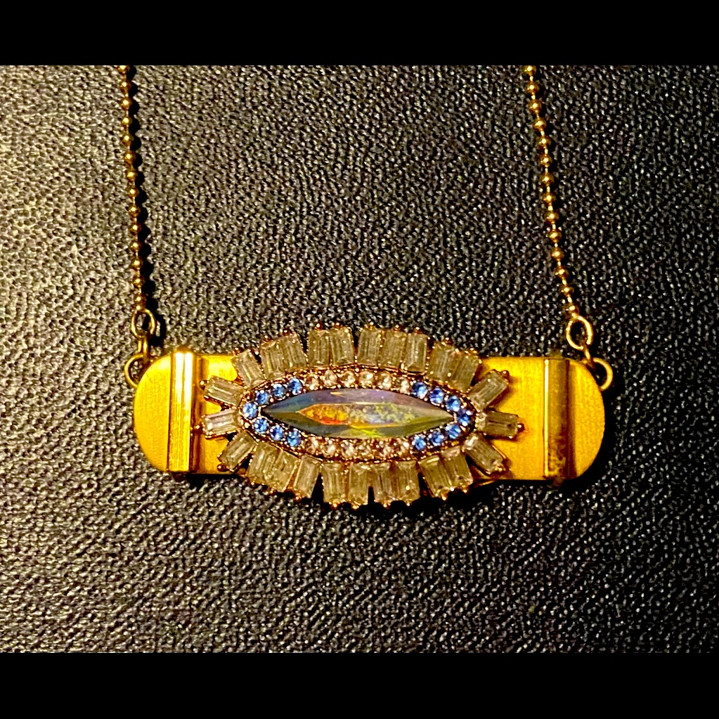 Keep Collective Bar Necklace Ab Charm 25$